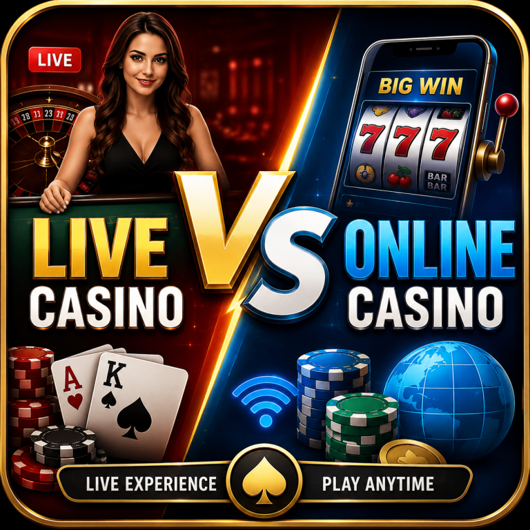 Live Casino vs Online Casino